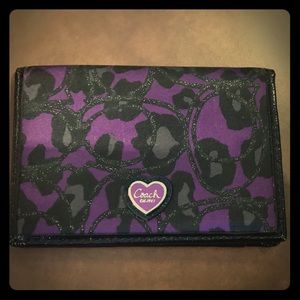 Purple coach wallet